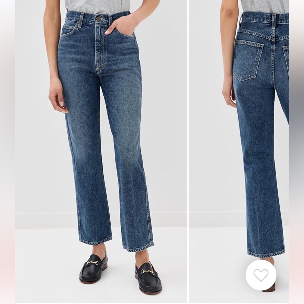 Agolde Placebo Pinch Waist High Rise Kick Jeans